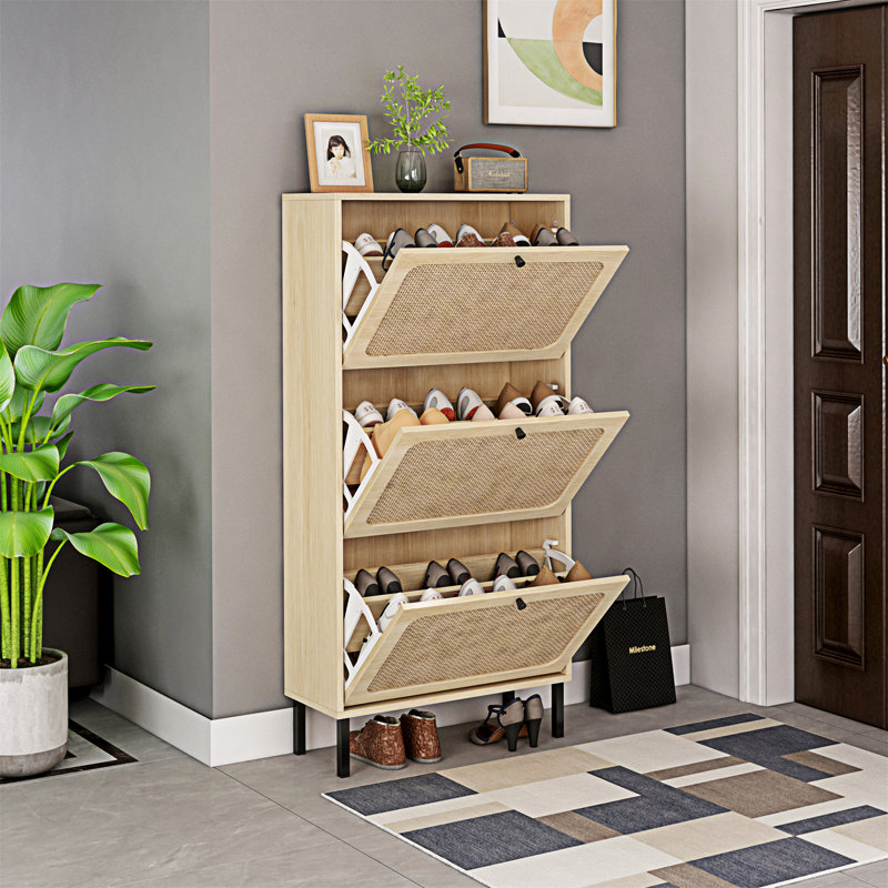 Indoor shoe cabinet discount